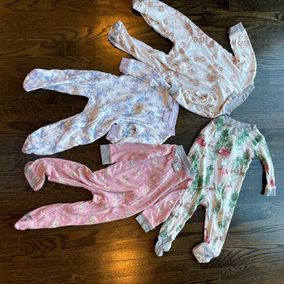 FAVORITE! Burt's Bees Baby 6-9 month footies - BUNDLE OF 12! - Picture 5 of 10